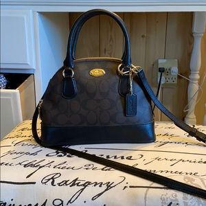 Coach Mini Sierra Satchel Crossbody Leather Bag